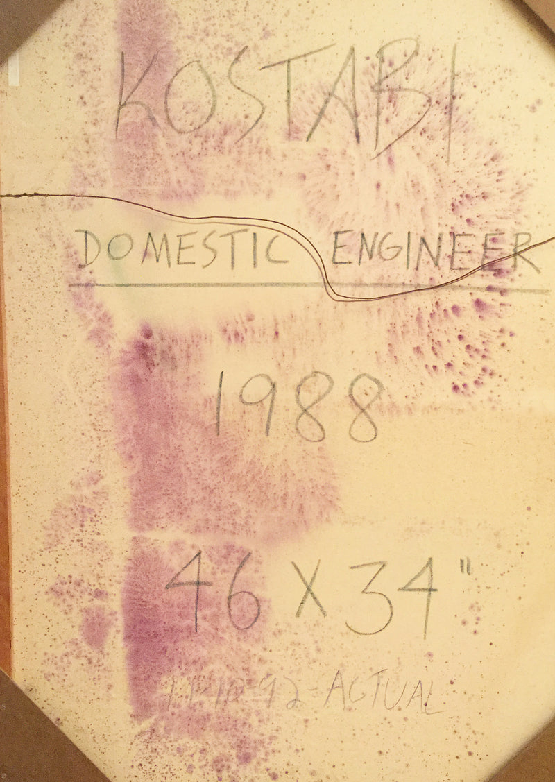 Lublin Graphics Artwork named Domestic Engineer , By Artist Kostabi Mark