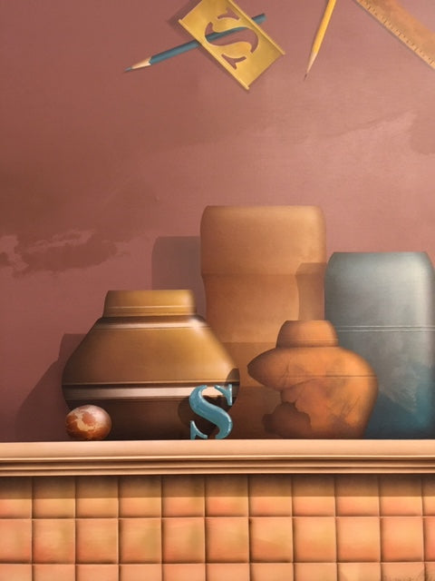 Lublin Graphics Artwork named Still Life w/Letter S , By Artist Carter James