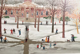 Lublin Graphics Artwork named Memorial Church , By Artist Delacroix Michel