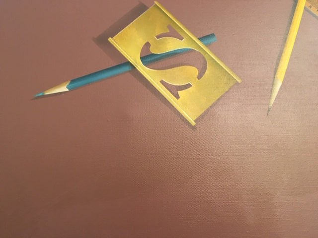 Lublin Graphics Artwork named Still Life w/Letter S , By Artist Carter James