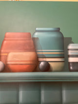 Carter Still Life with Blue Tiles