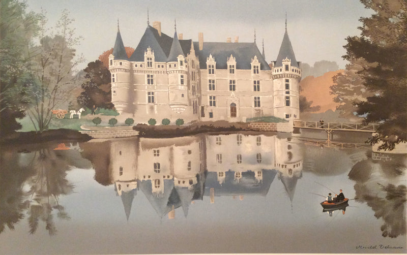 Delacroix Azay Le Rideau Poster