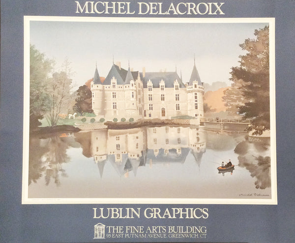 Delacroix Azay Le Rideau Poster