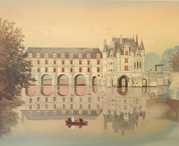 Delacroix "Chennonceau" (Chateaux de la Loire series)