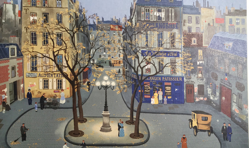 Delacroix Place Furstenberg Sous la Neige