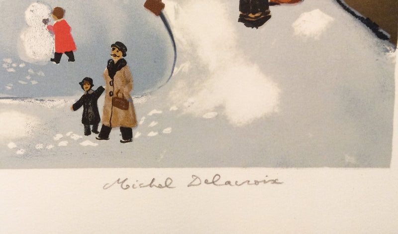 Delacroix Place Furstenberg Sous la Neige