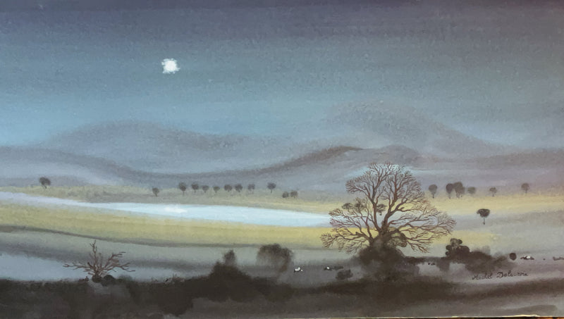 Delacxroix Reflet de la Lune Sur un Etang